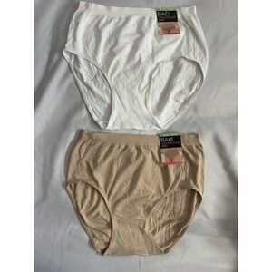 NEW Bali Comfort Revolution Bali Briefs 2 Pair Style 803J Women's Size 8/9